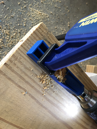 How to use a Kreg Mini Jig while DIYing a rolling storage bench / shoe rack