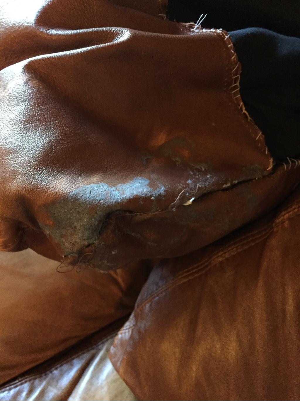 Leather Cushion fix up
