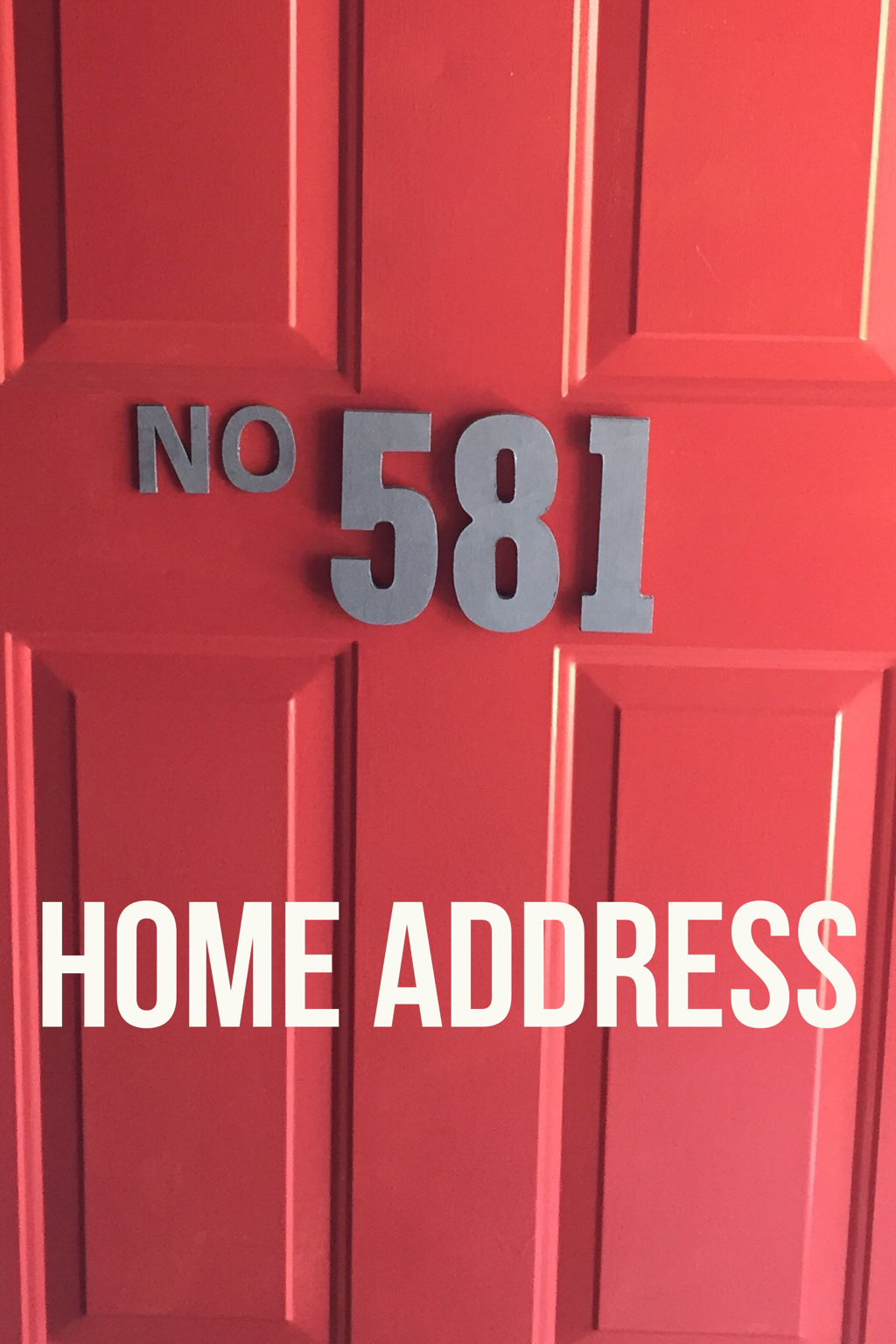 Simple video tutorial on how to make home address numbers for under $14! 